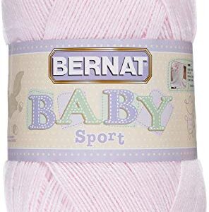 Bernat Baby Big Ball Sport Yarn, 12.3 oz, Gauge 3 Light, 100% Acrylic, Baby Pink,16312121420