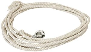 weaver leather ranch rope with quick-release honda, natural, 7/16" x 30'
