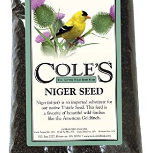 Cole's NI05 Niger Bird Seed, 5-Pound