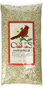 cole's sa05 safflower bird seed, 5-pound