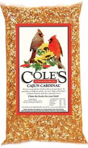 cole's cb05 cajun cardinal blend bird seed, 5-pound