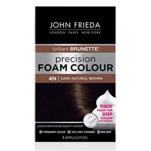 john frieda precision foam colour, dark natural brown 4n