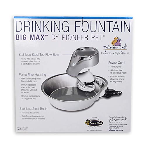 Pioneer Fountain Big Max- Stainless Steel 128 Oz