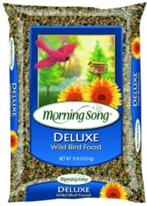 morning song 1022046 deluxe wild bird food bag, 20-pound