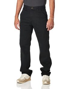 carhartt men's relaxed fit twill utility work pant, black, 34w x 32l