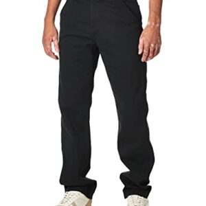 Carhartt Men's Relaxed Fit Twill Utility Work Pant, Black, 34W x 32L