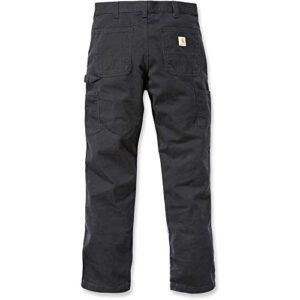 Carhartt Men's Relaxed Fit Twill Utility Work Pant, Black, 34W x 32L