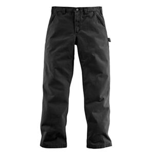 Carhartt Men's Relaxed Fit Twill Utility Work Pant, Black, 34W x 32L