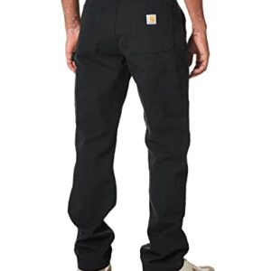 Carhartt Men's Relaxed Fit Twill Utility Work Pant, Black, 34W x 32L