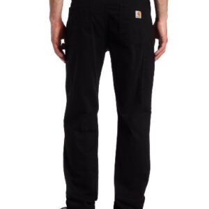 Carhartt Men's Relaxed Fit Twill Utility Work Pant, Black, 34W x 32L