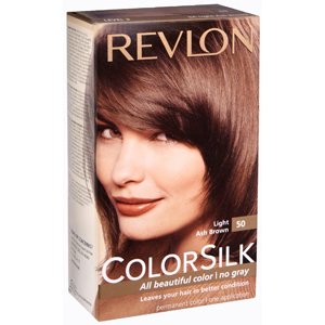 revlon colorsilk hair color, 50 light ash brown 1 ea (pack of 3)