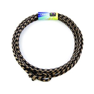 just jump it lil lariat junior lasso rope - pre-tied 20' kids cowboy rope - black and tan