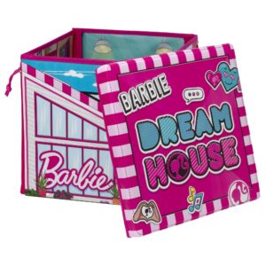 Barbie ZipBin 40 Doll Dream House Toy Box and Playmat, Styles May Vary