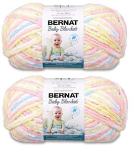 bernat baby blanket big ball yarn (2-pack) pitter patter 161104-04616
