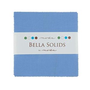 moda bella solids charm pack light blue 9900pp-25