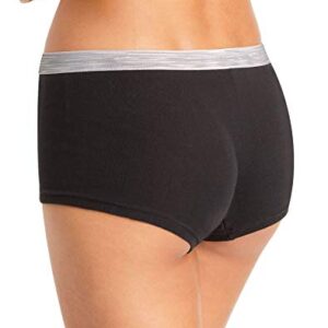 Hanes Women's Sporty Boyshort Panty - 6 - Assorted (6 Pack)