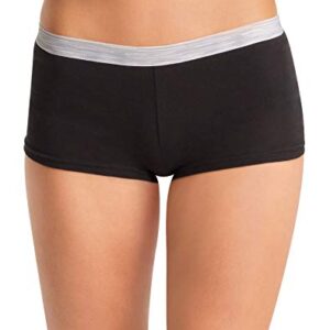 Hanes Women's Sporty Boyshort Panty - 6 - Assorted (6 Pack)