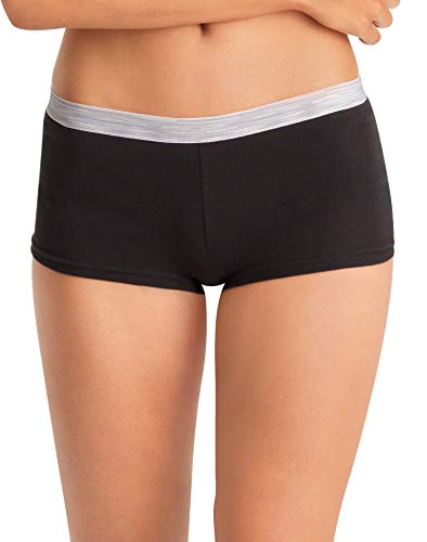 Hanes Women's Sporty Boyshort Panty - 6 - Assorted (6 Pack)