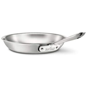 all-clad bd55112 d5 brushed stainless steel 5-ply bonded dishwasher safe fry pan / cookware, 12-inch, silver