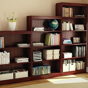 South Shore Axess 5-Shelf Bookcase - Royal Cherry