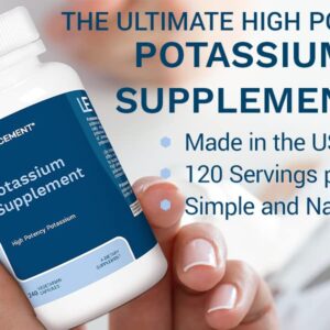 Life Enhancement Potassium Supplement, 1020 mg,120 Servings, 240 caps