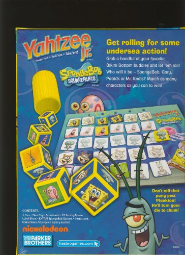 Hasbro Spongebob Squarepants Yahtzee Jr.