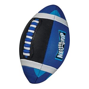 franklin sports mini sponge foam football - grip-tech youth football with sift and tacky, easy grip cover - perfect for small kids (colors may vary)