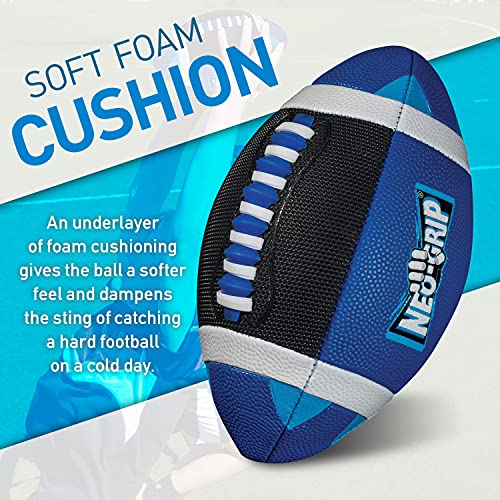 Franklin Sports Mini Sponge Foam Football - Grip-Tech Youth Football with Sift and Tacky, Easy Grip Cover - Perfect for Small Kids (Colors May Vary)