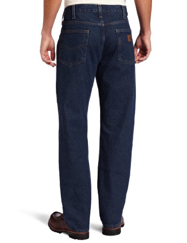 Carhartt Men's Traditional Fit Denim Five Pocket Jean,Dark Vintage Blue (Closeout),40 x 32