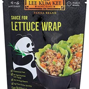 Lee Kum Kee Panda Brand Sauce for Lettuce Wraps, 0g Trans Fat, No Artificial Flavors, No High Fructose Corn Syrup, Cholesterol Free, 8 Ounces (Pack of 6)