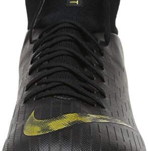 NIKE Men's Footbal Shoes, Black Black MTLC Vivid Gold 077, 9.5