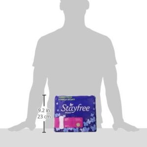 Stayfree Maxi Pads for Women, Super - 66 Count