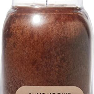 A Cheerful Giver - Aunt Kook's Apple Cider Baby Scented Glass Jar Candle (6oz) with Lid & True to Life Fragrance Made in USA