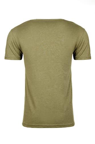 Next Level Mens Premium Fitted CVC Crew Tee (N6210) Light Olive l