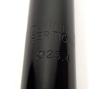 Black Ops Pivot Pro BMX Seat Post, 25.4 x 135, Black