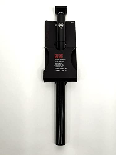 Black Ops Pivot Pro BMX Seat Post, 25.4 x 135, Black