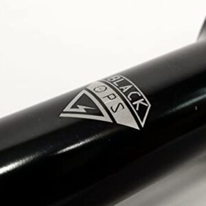 Black Ops Pivot Pro BMX Seat Post, 25.4 x 135, Black