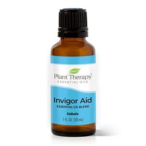 plant therapy invigor aid essential oil blend 30 ml (1 oz) 100% pure, undiluted, therapeutic grade