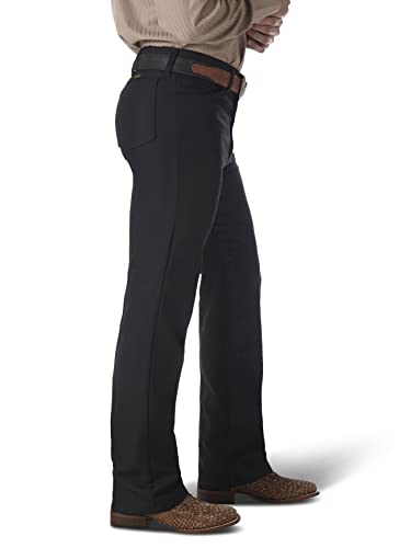 Wrangler mens Wrancher Dress jeans, Black, 38W x 32L US