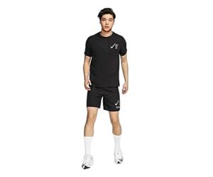 nike men's sportwear club shorts, black/white, large