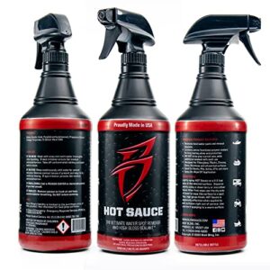 Boat Bling HS-0128 Hot Sauce Hard Water Spot Remover, Gallon Refill, for Boats, RVs, Powersport Vehicles and More, Black,1 Gallon