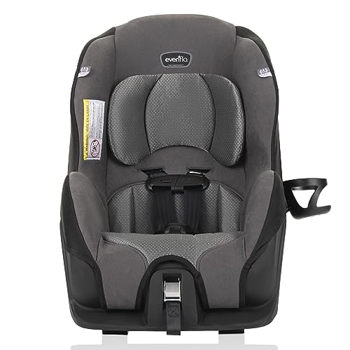 Evenflo Tribute 5 Convertible Car Seat, 2-in-1, Saturn Gray, 18.5x22x25.5 Inch (Pack of 1)