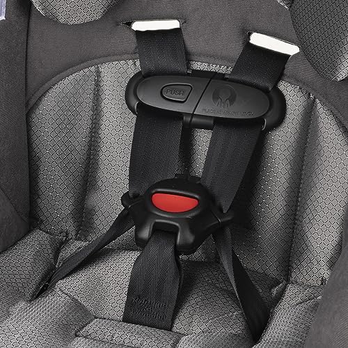 Evenflo Tribute 5 Convertible Car Seat, 2-in-1, Saturn Gray, 18.5x22x25.5 Inch (Pack of 1)