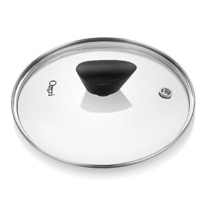 8" frying pan lid in tempered glass, by ozeri