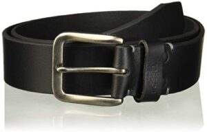 fossil men's brody leather casual dress every day belt, size 38, black