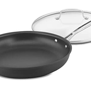 Cuisinart 12-Inch Skillet, Nonstick-Hard-Anodized with Glass Cover, 622-30G