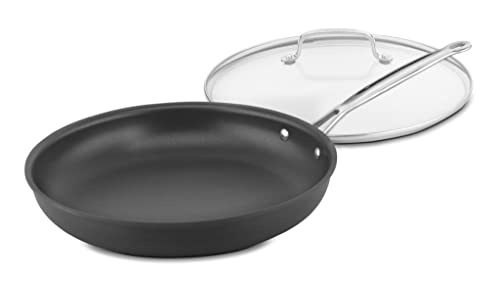 Cuisinart 12-Inch Skillet, Nonstick-Hard-Anodized with Glass Cover, 622-30G