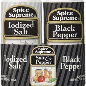 Spice Supreme Salt & Pepper Double Pack