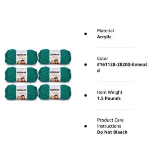 Bernat Softee Chunky Yarn (6-Pack) Emerald 161128-28200