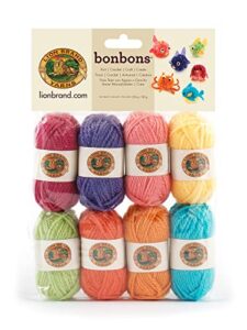 lion brand bonbons yarn pack brights